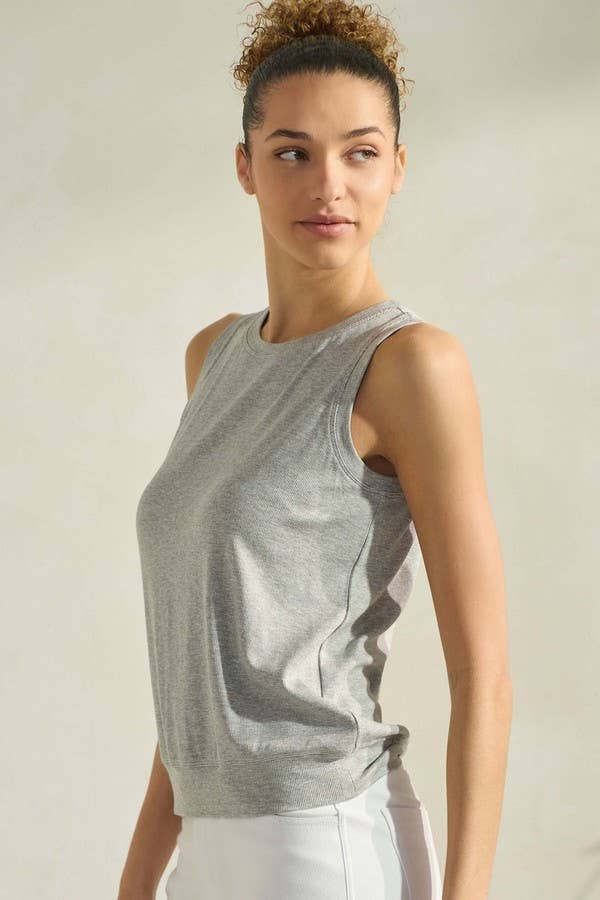 Viscose Crew Neck Tank
