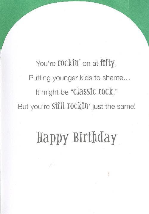 Birthday Age 50th