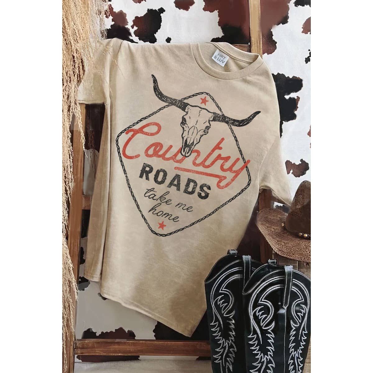 COUNTRY ROADS TEE