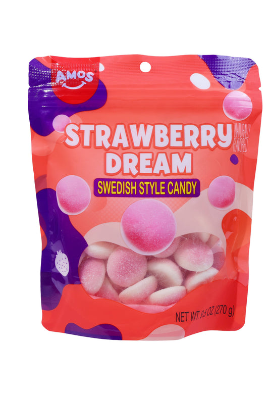 Amos Swedish Style Candy Strawberry Dream
