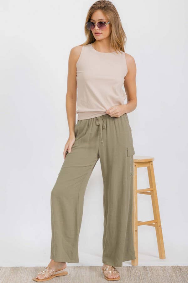 Viscose Crew Neck Tank