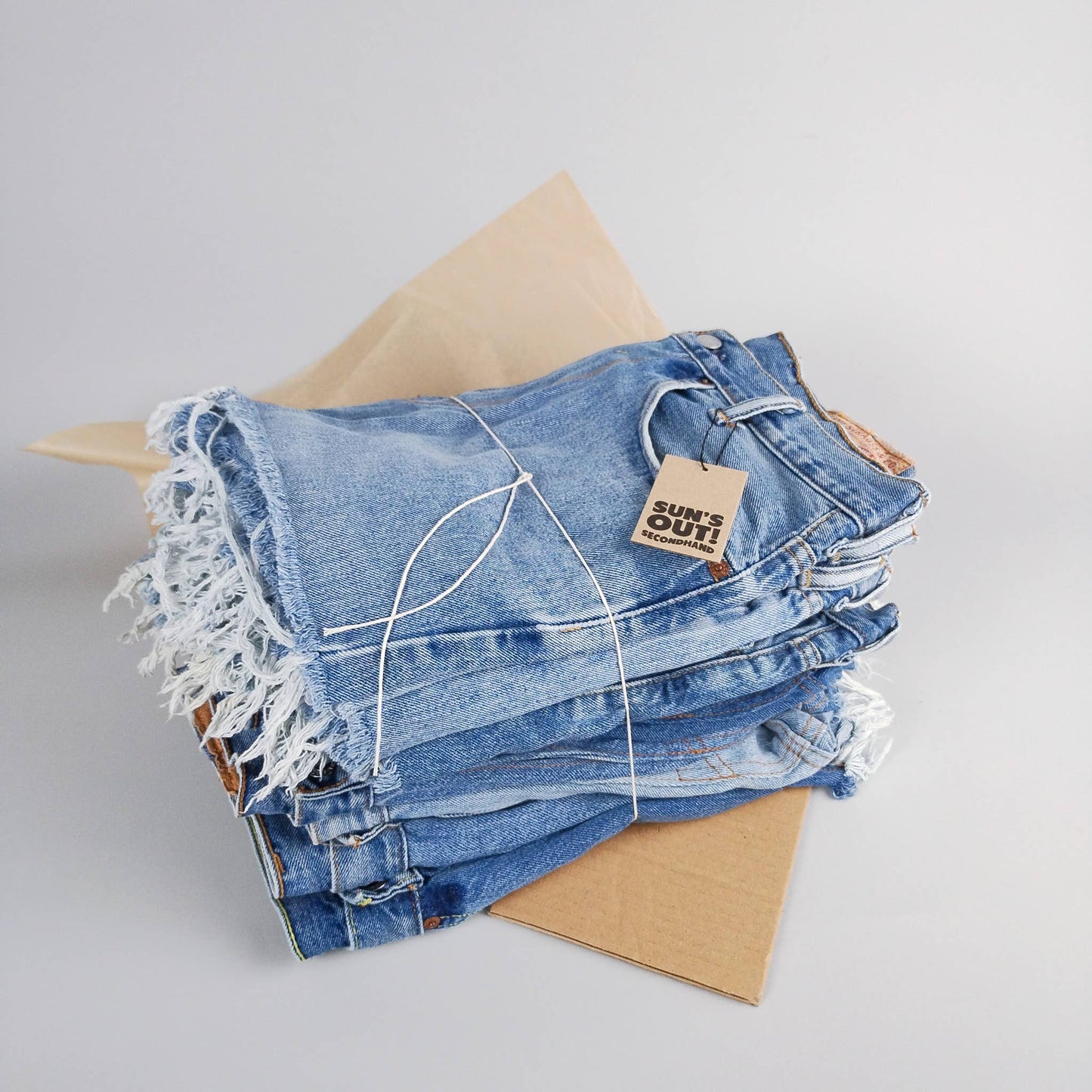 Upcycled Denim Shorts