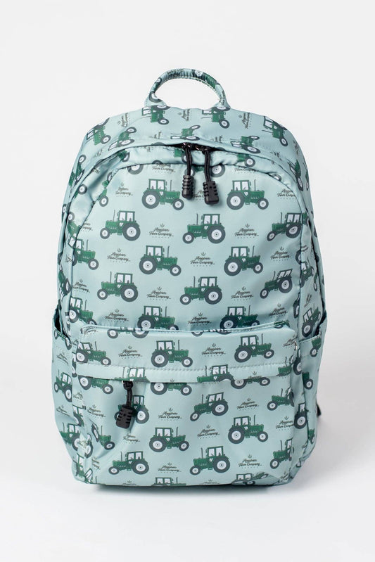 Green Tractor Backpack:17" Standard