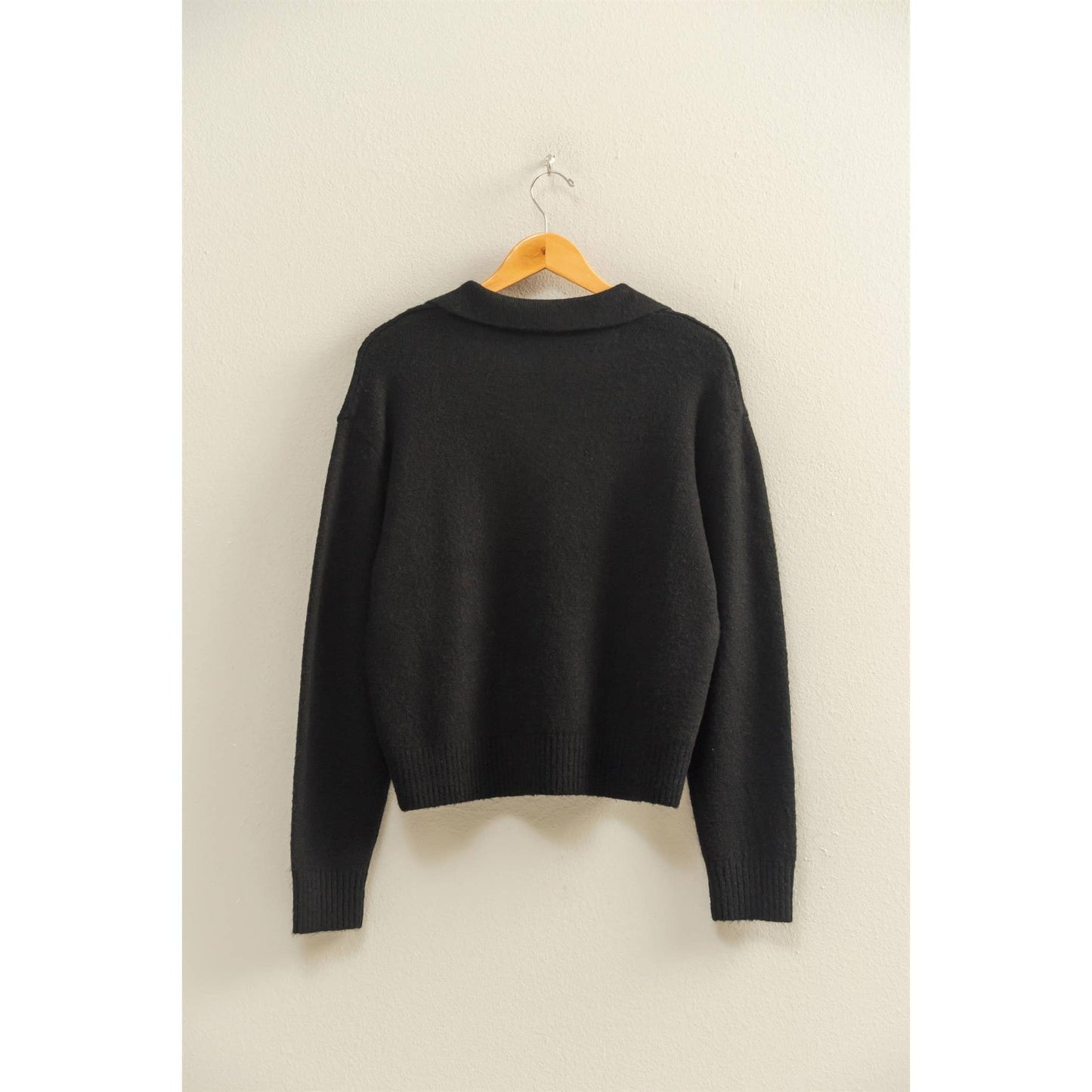 Collared V Neck Sweater