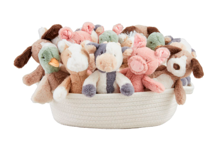 Farm Plush Rattle Pals