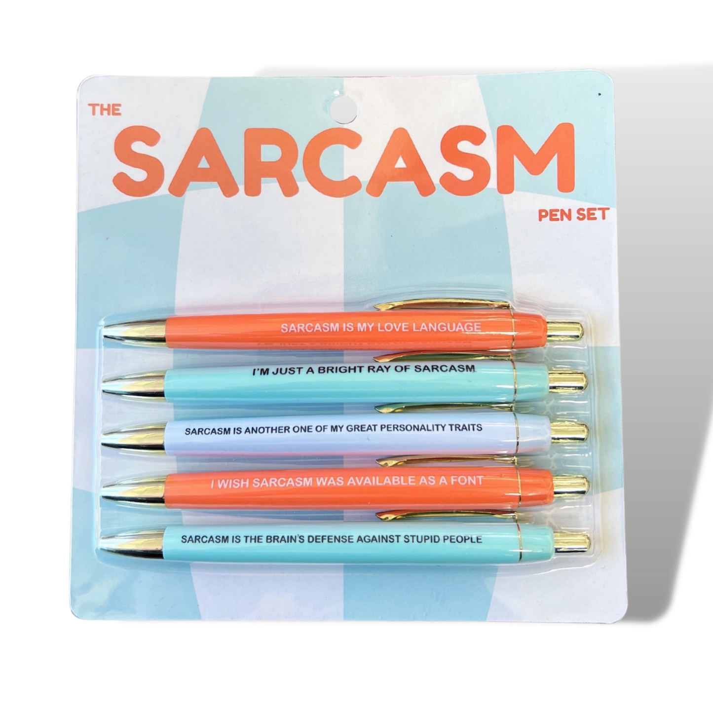 Sarcasm Pen Set (funny gifts, sarcastic gifts, novelty pens)