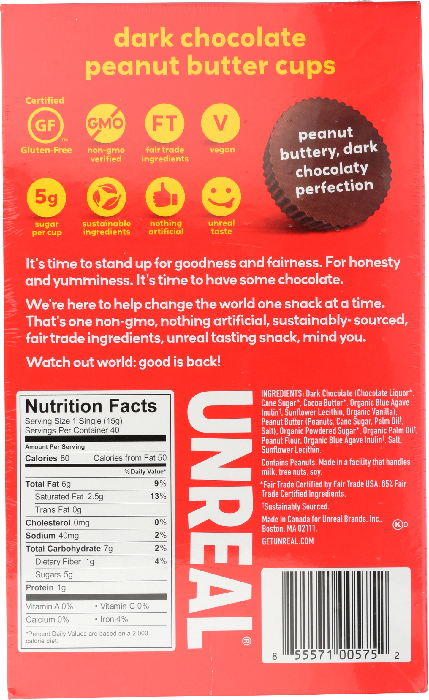 Dark Chocolate Peanut Butter Cups