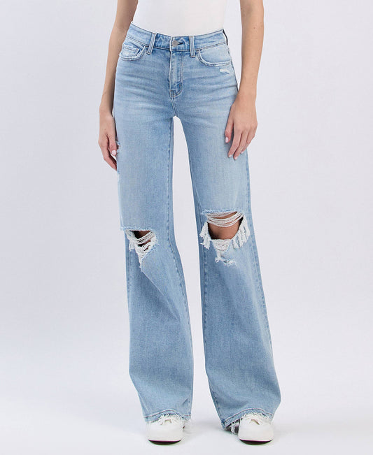 Flying Monkey HR WIDE LEG JEANS