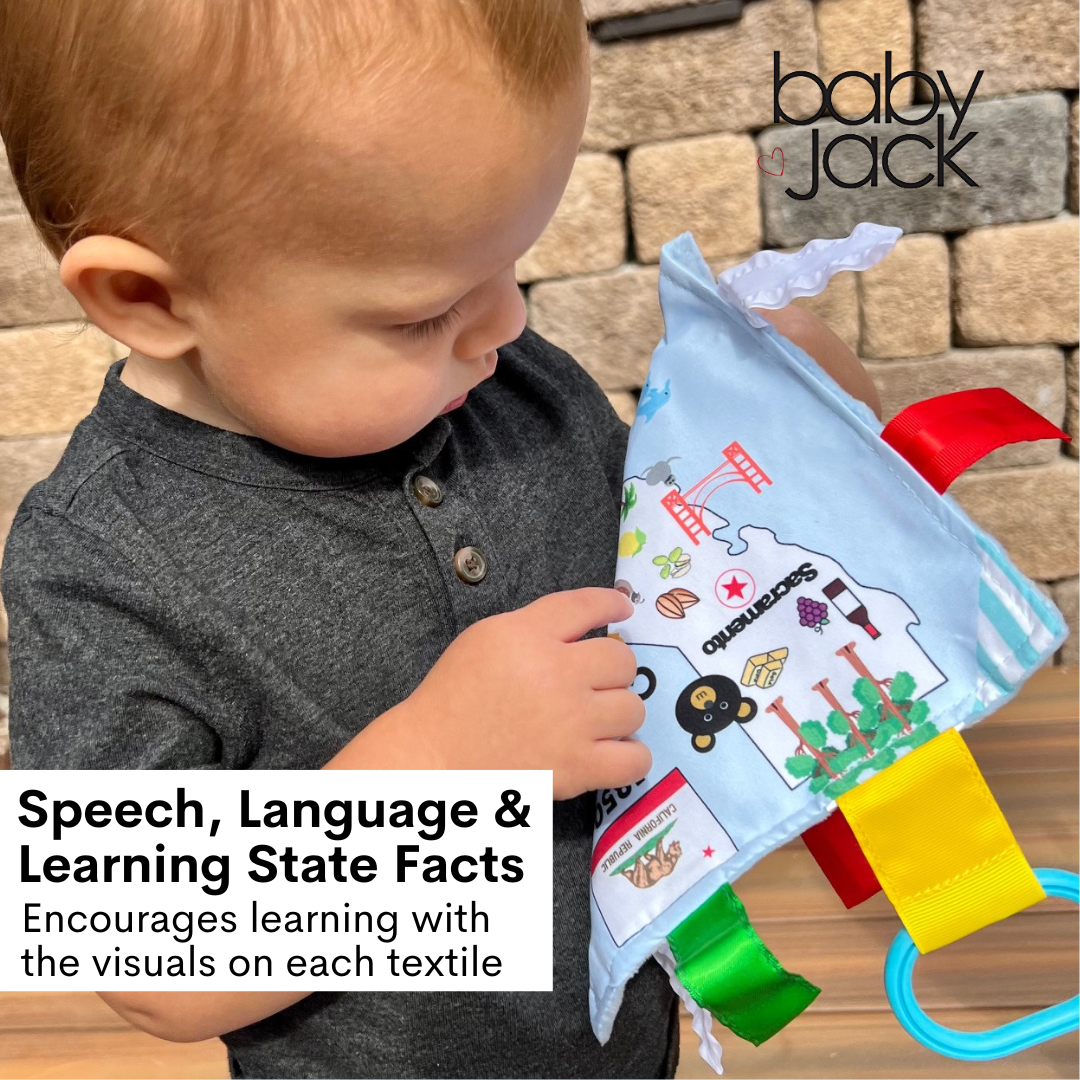 Iowa State Baby Crinkle Tag Square 8"x 8" Toy