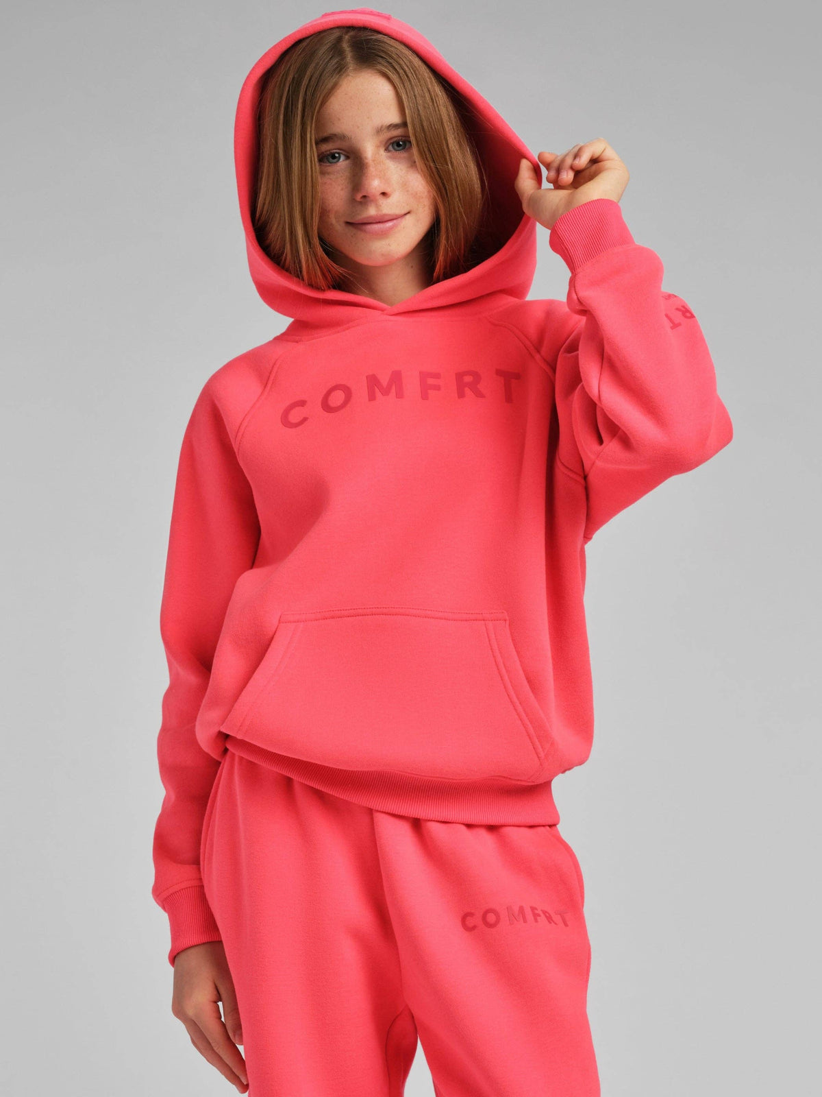Neon Tranquil Kids Hoodie