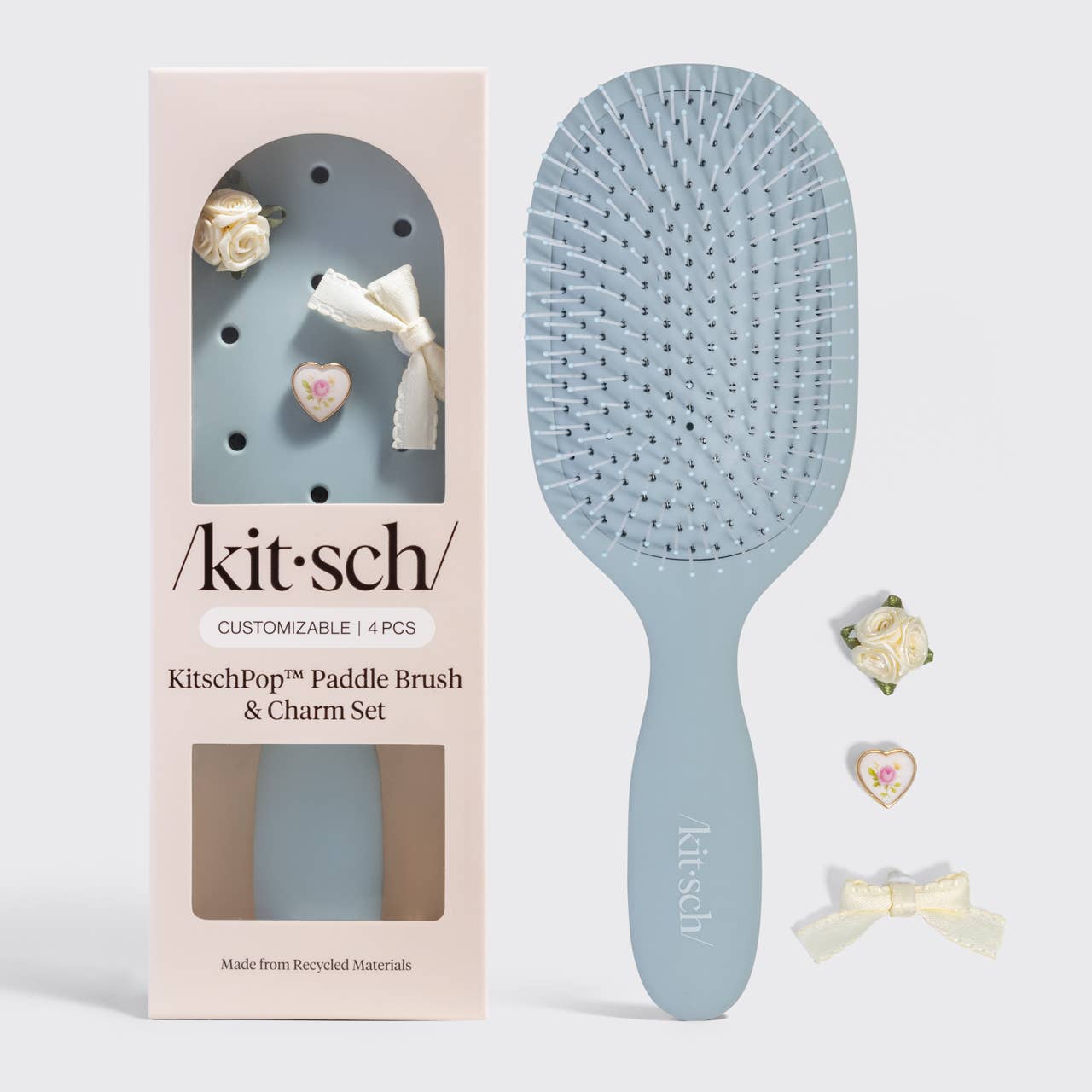 KitschPop™️ Paddle Brush - Haze Blue
