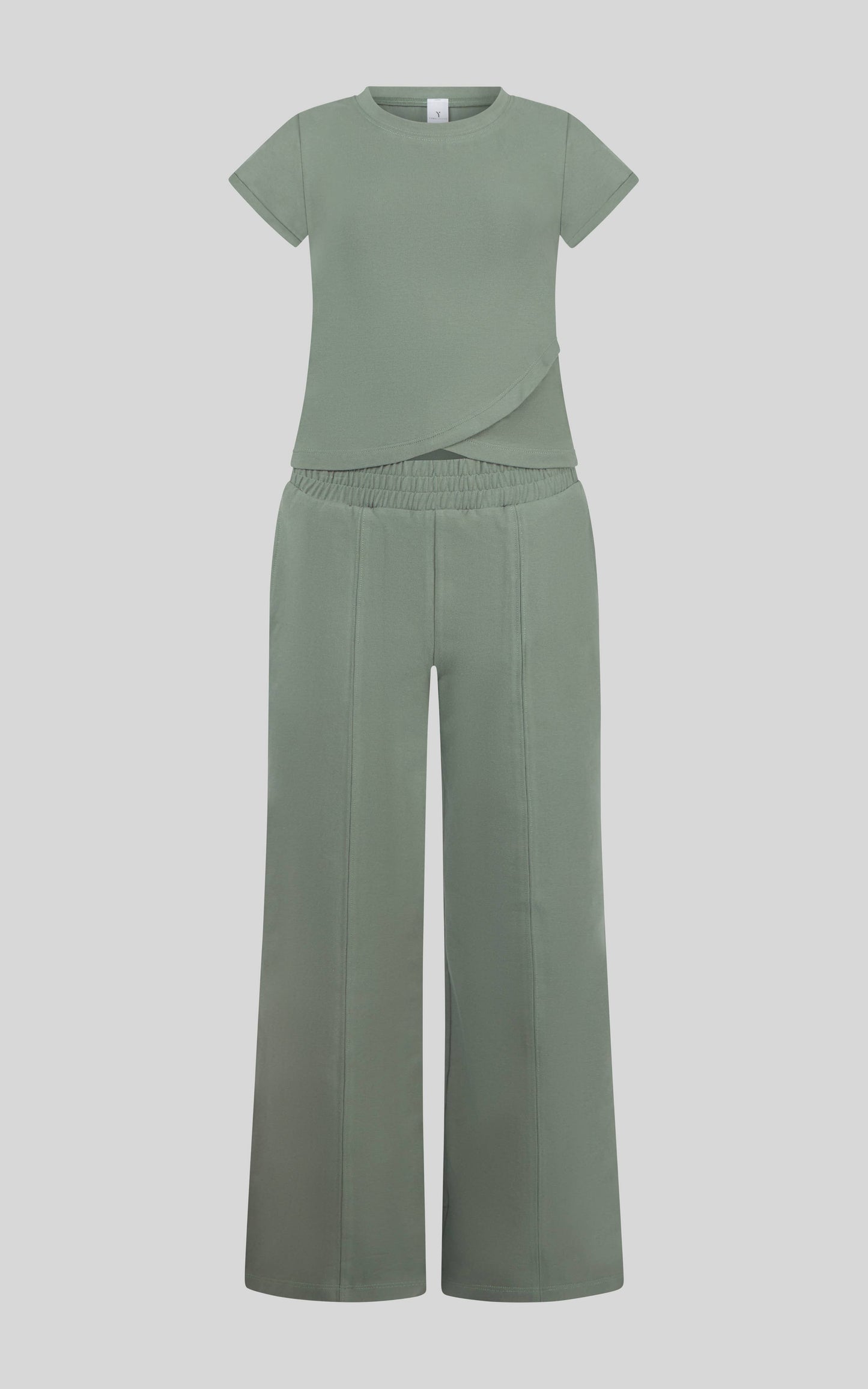 Girls SS & Wide Pants Set