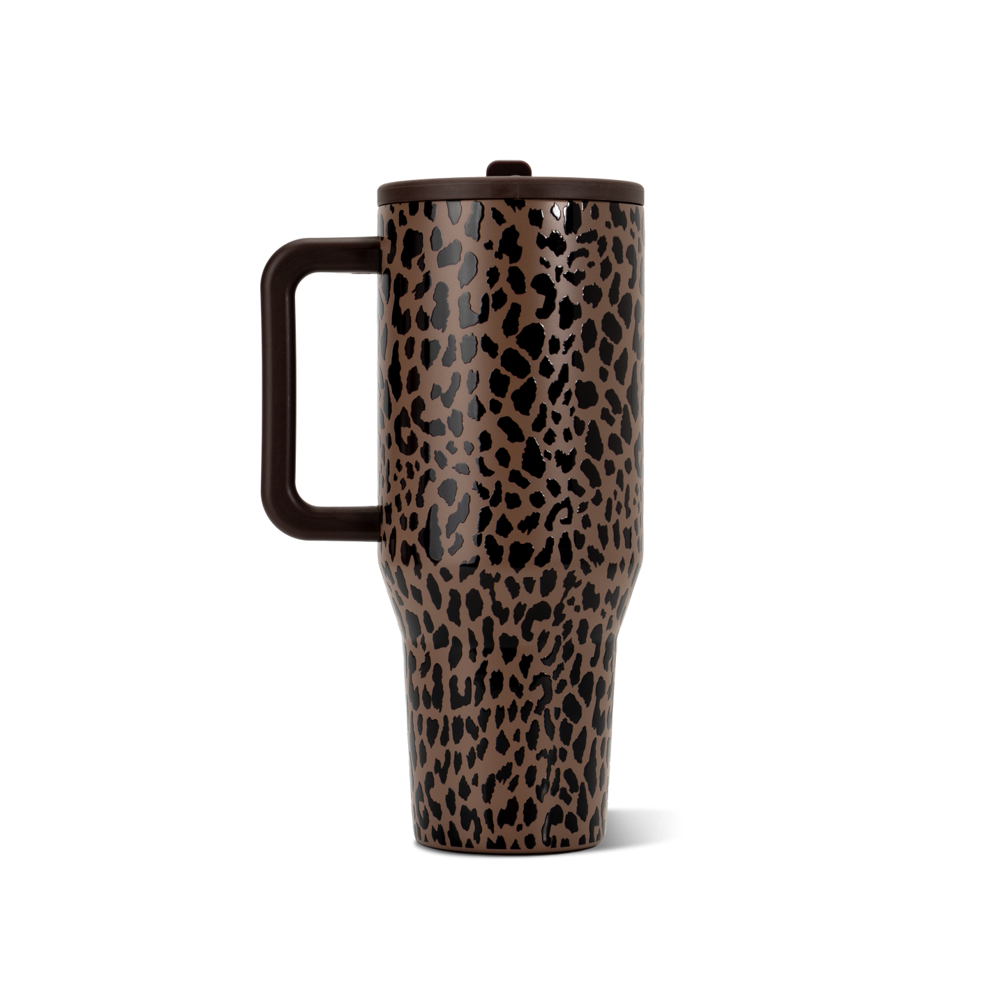 Brown Leopard 40 oz Traveler