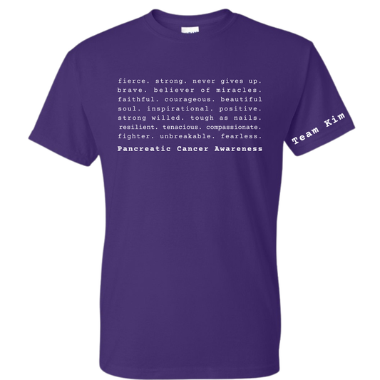 Pancreatic Cancer Awareness - Team Kim