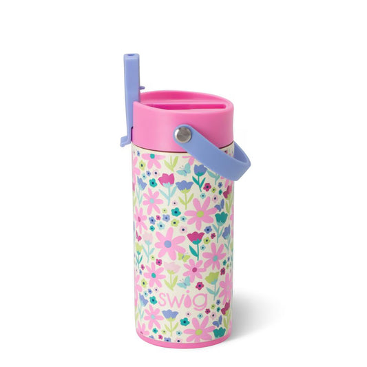 Flower Power Flip + Sip Slim Tumbler 12oz