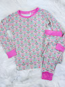 Pink Blue Floral Bamboo Sleeper