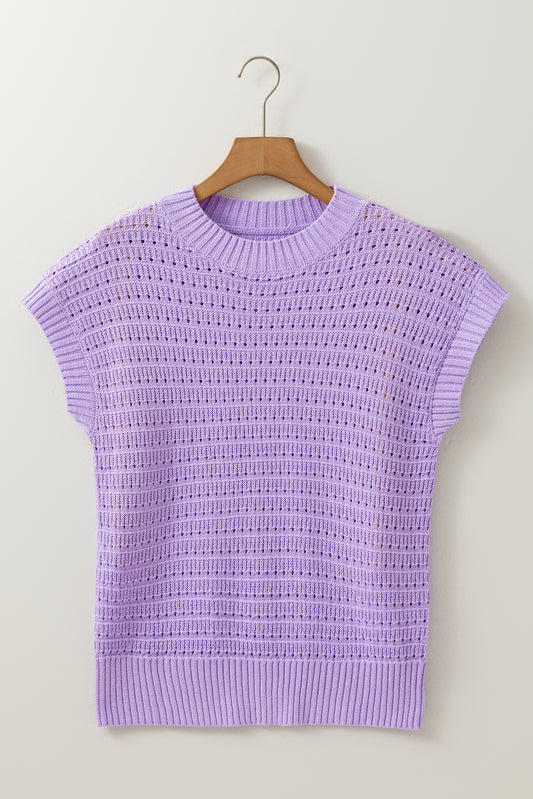 Lavendar Sweater Vest