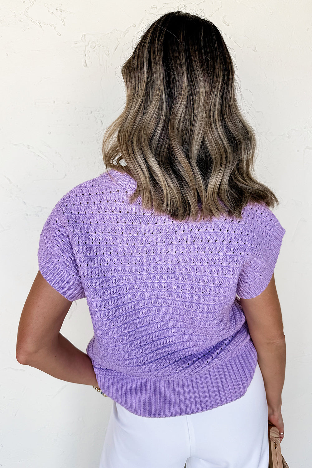 Lavendar Sweater Vest