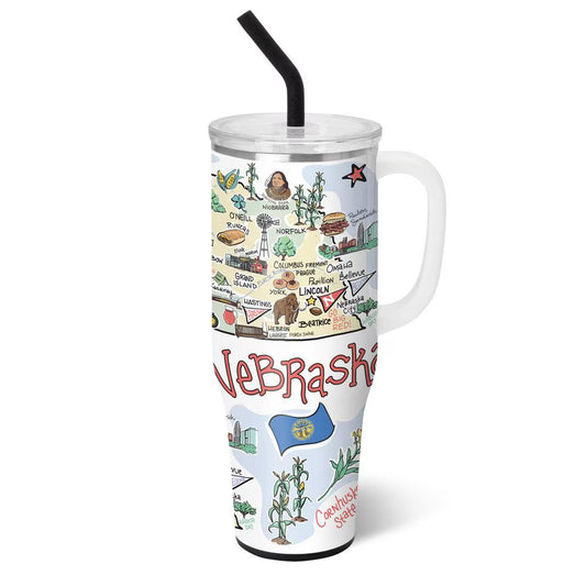 Nebraska Mega Mug 40oz