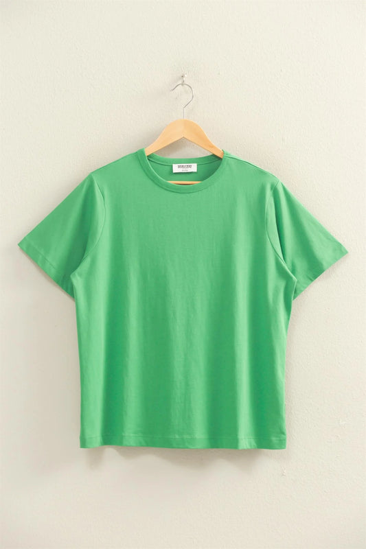 Oversized Short Sleeve Crew Neck T-Shirt