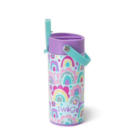 Rainglow Flip + Sip Slim Tumbler 12oz