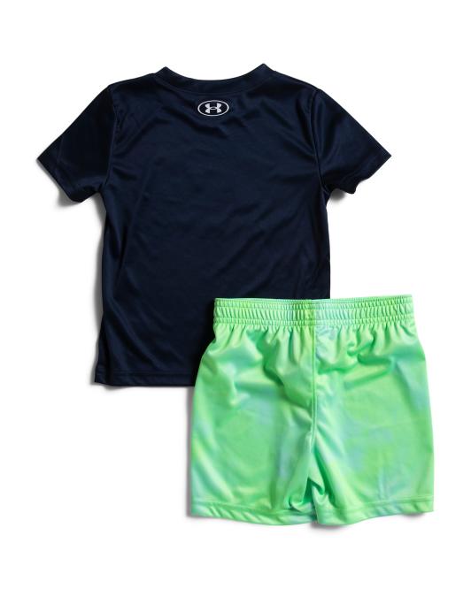 UNDER ARMOUR Toddler Boys 2pc Tech And Printed Shorts Set