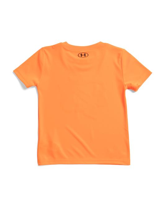 UNDER ARMOUR Little Boys Tech Logo Tilt Short Sleeve Tee