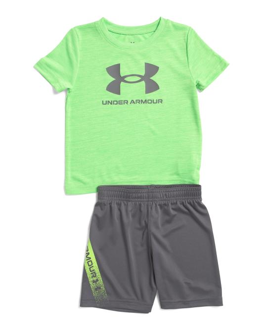 UNDER ARMOUR Toddler Boys 2pc Tech Fade Shorts Set