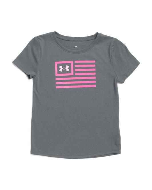 UNDER ARMOUR Little Girls Freedom Tee