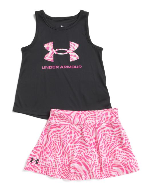 UNDER ARMOUR Toddler Girls 2pc Tank And Skort Set