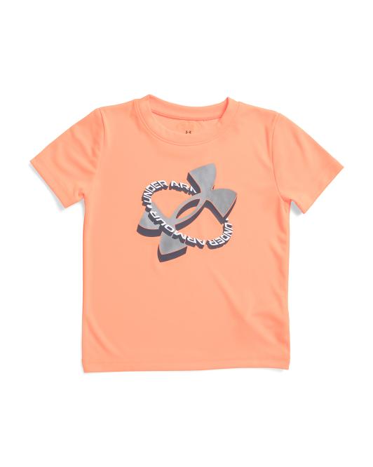 UNDER ARMOUR Toddler Boys Tech Logo Tilt Tee