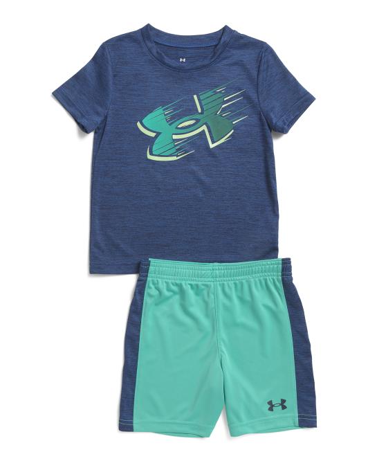 UNDER ARMOUR Toddler Boys 2pc Tech Moves Shirt And Shorts Set