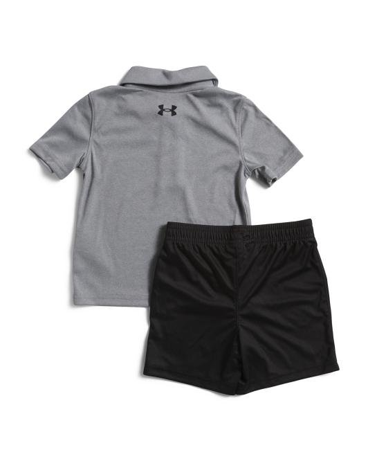 UNDER ARMOUR Toddler Boys 2pc Polo And Shorts Set