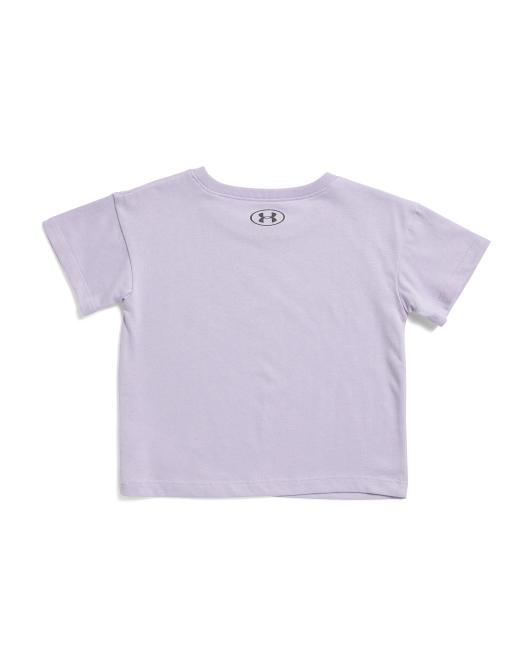 UNDER ARMOUR Toddler Girls Split Logo Tee