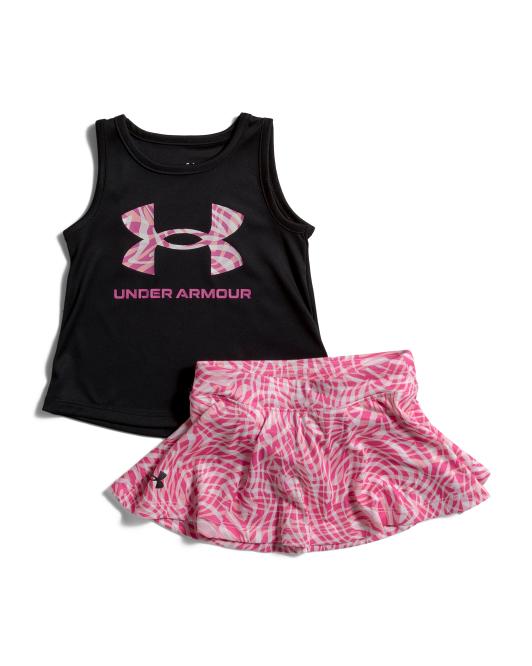 UNDER ARMOUR Infant Girls 2pc Tank And Skort Set
