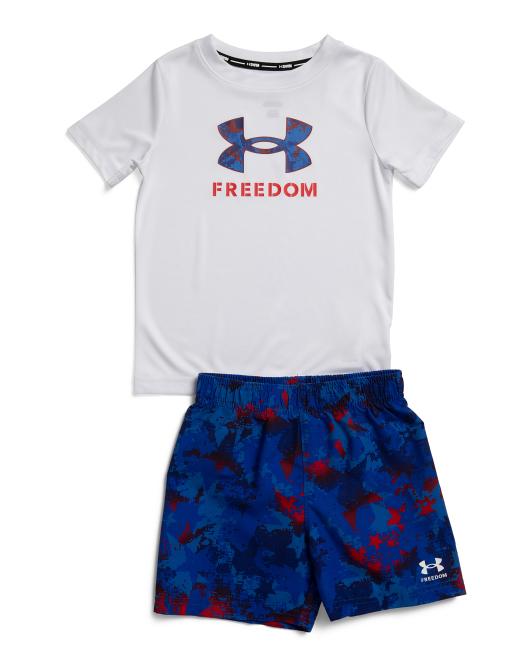 UNDER ARMOUR Toddler Boys 2pc Freedom Swim Set