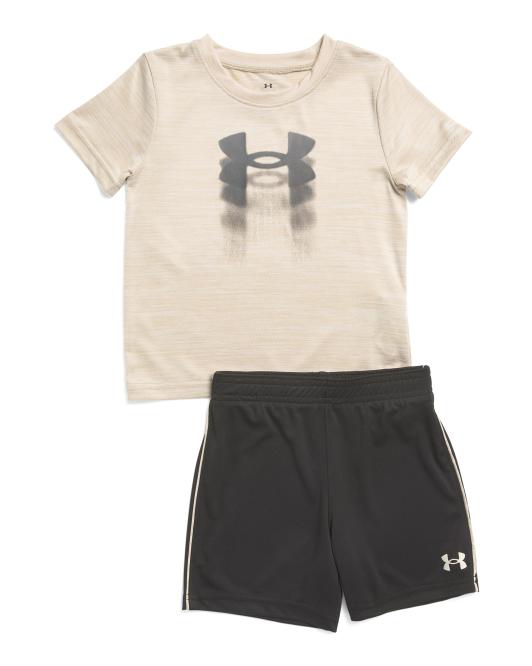 UNDER ARMOUR Toddler Boys 2pc Tech Fade Tee And Shorts Set