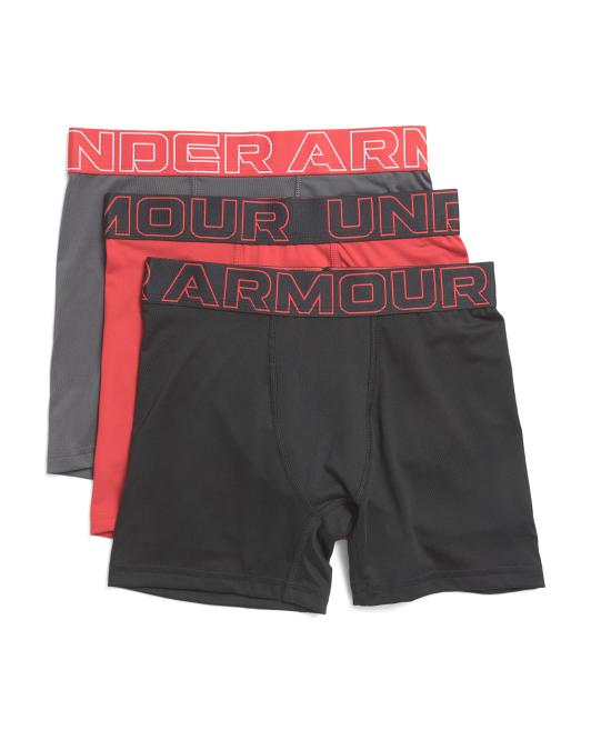 UNDER ARMOUR Boys 3pk Performance Tech Boxer Briefs