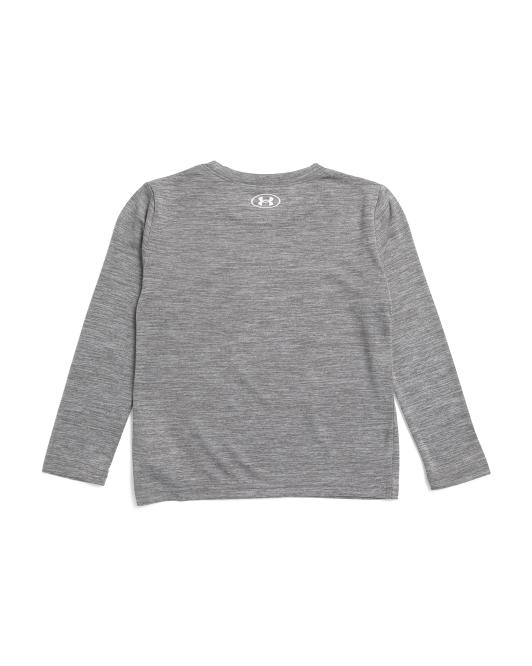 UNDER ARMOUR Little Boys Hd Logo Twist Tech Long Sleeve Tee