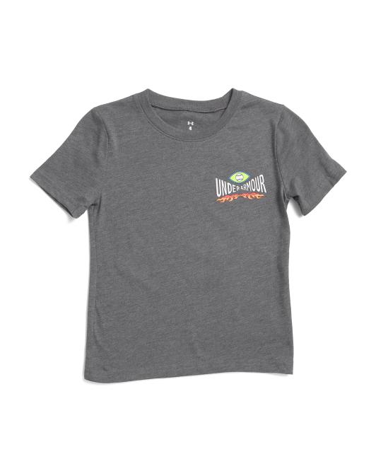 UNDER ARMOUR Little Boys Baseball Outer Limits Short Sleeve Tee