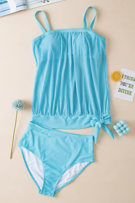 Turquoise Mesh Swimsuit